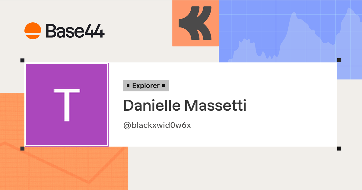 Danielle Massetti (@blackxwid0w6x) — Base44