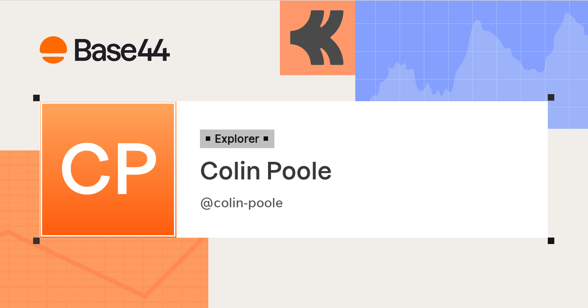 Colin Poole (@colin-poole) — Base44